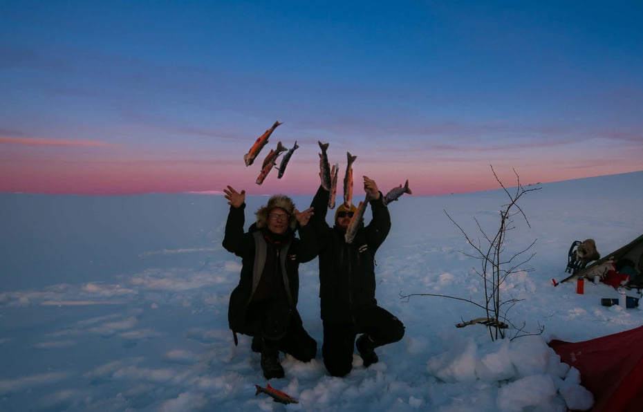 Vilmarkslivet Production ved Robert Lien og Roar Tveiten. Foto: Robert Lien 