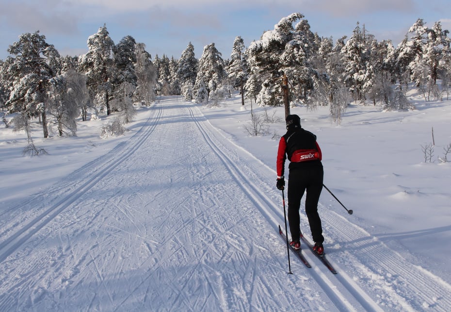Arkivbilde frå løypene ved Kleivvann 2017. 