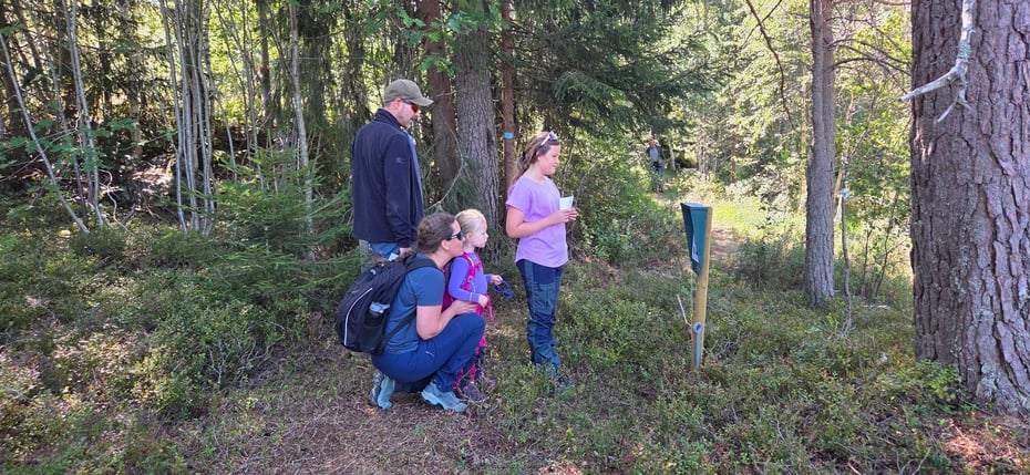 Spennende tursti på Gautefall