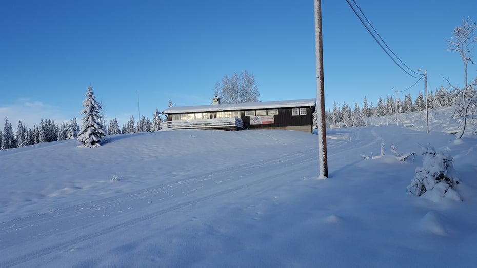 Lageråkvisla vinterstemning