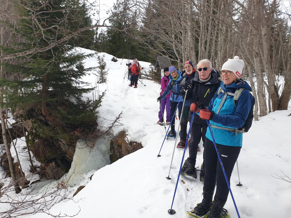 Seniorgruppa på trugetur