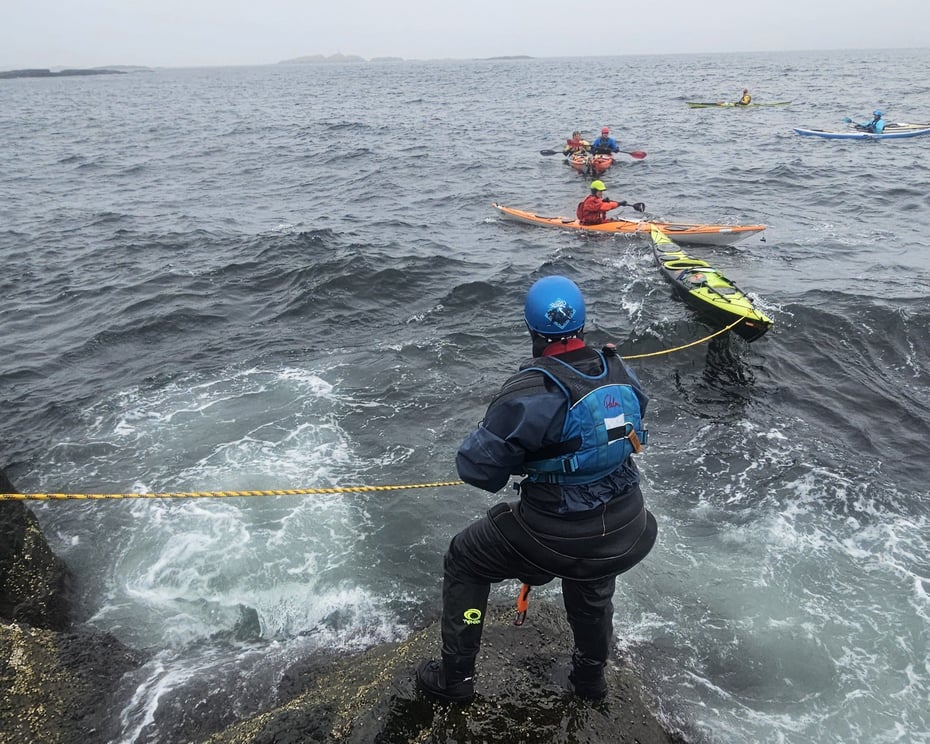 Krevende forhold under kurset i Videregående Hav.