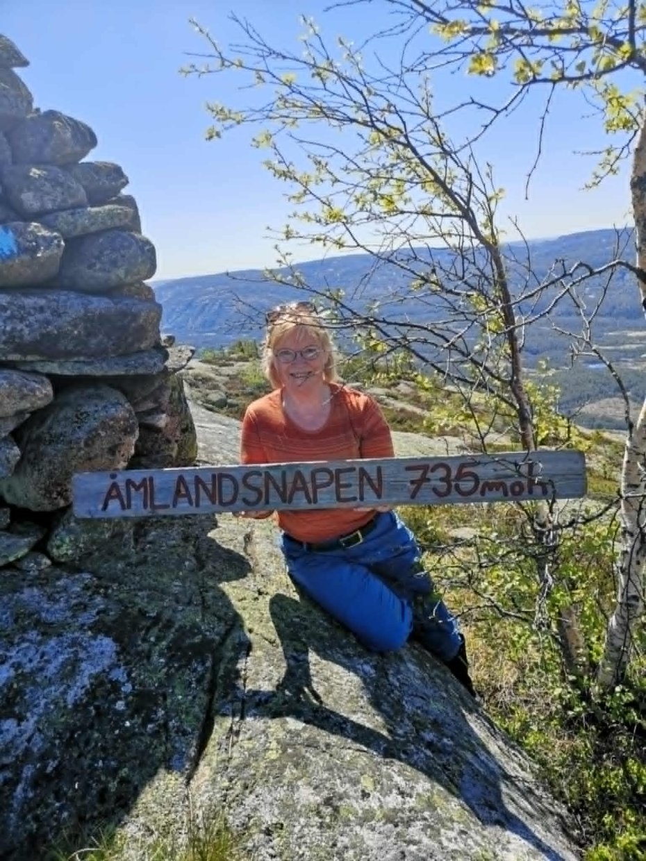 Karin Johansen på tur