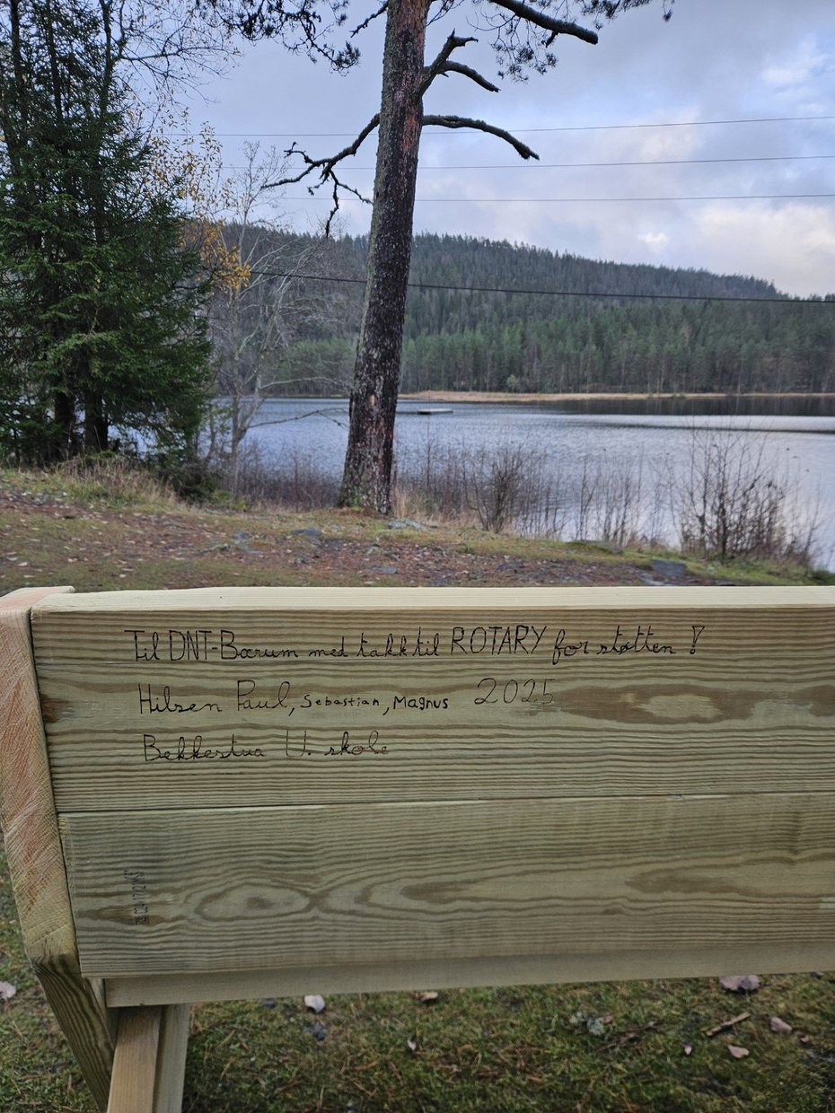 Bekkeuka benk burudvann innskripsjoner