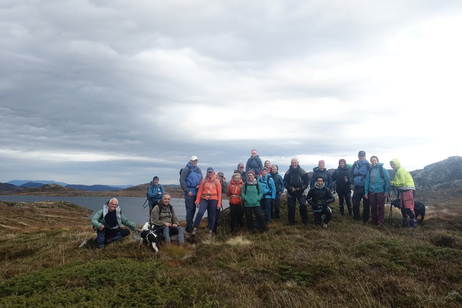 Gruppebilde ved Lysevannet.