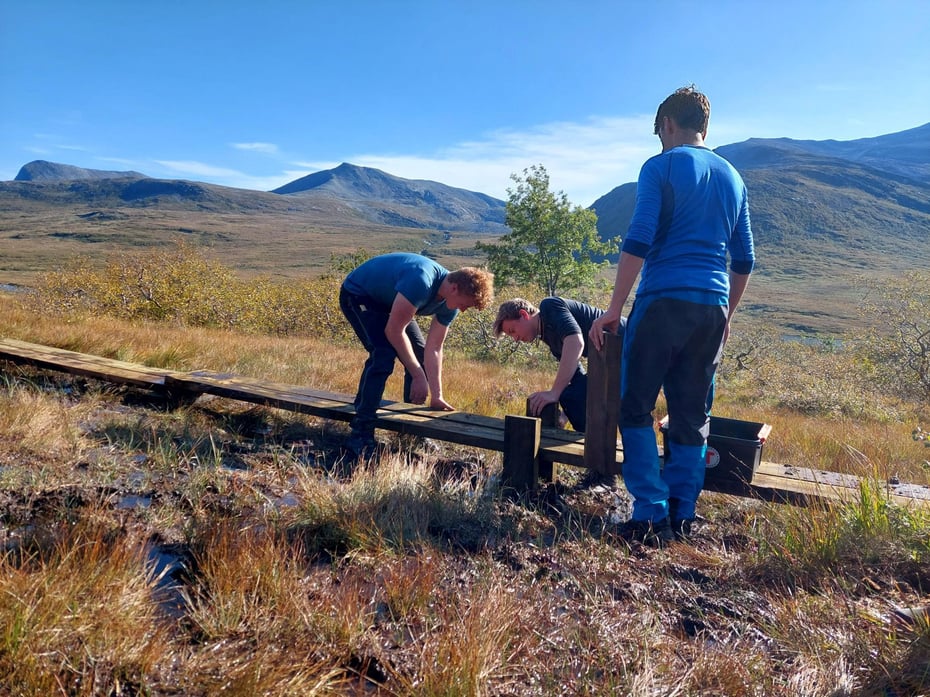 Romsdal VGS lager nye treklopper mellom Vistdal og Måsvassbu