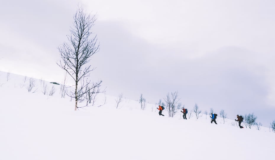 Skredkurs med Troms Turlag. Februar 2020.  Skredkurs med Troms Turlag. Februar 2020. 