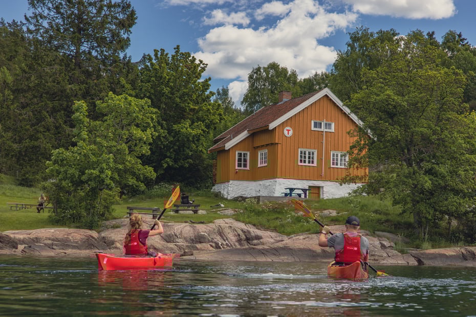 bilder fra vannet av Bekkensten