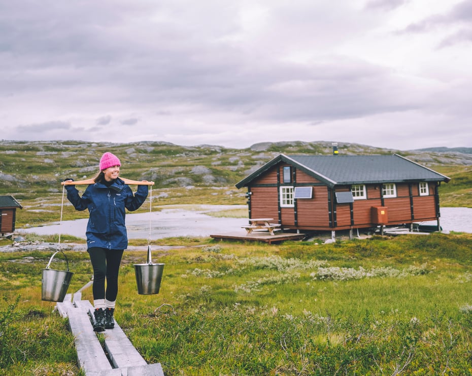 Bilder tatt ved Tverrbrennstua på Saltfjellet