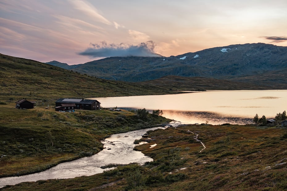 Ramsjøhytta august 2024.