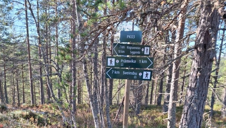 Skilt Pråmvika