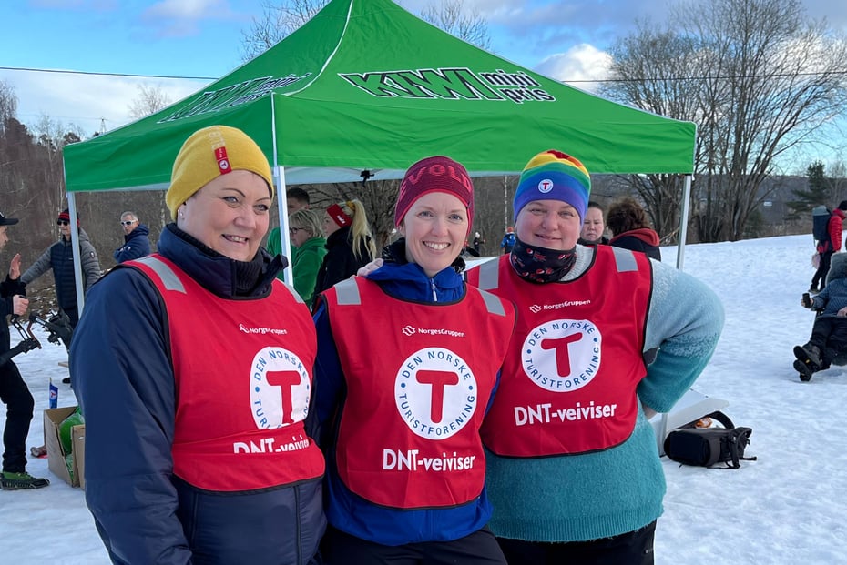 Barnas Turlag Porsgrunn arrangerte Kom deg ut-dagen på Flåttenjordet i Porsgrunn.