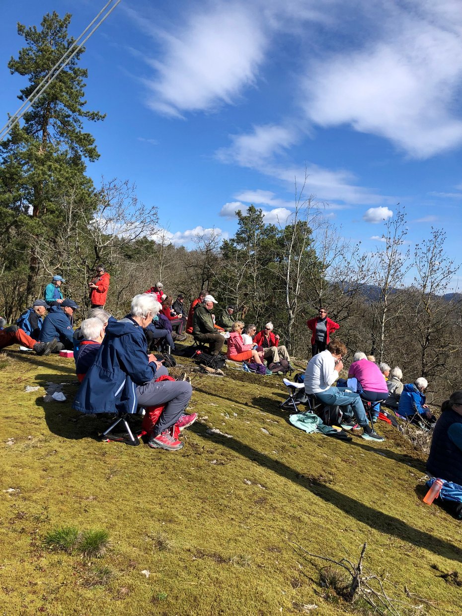 Lavterskelgruppa på tur 17. april.