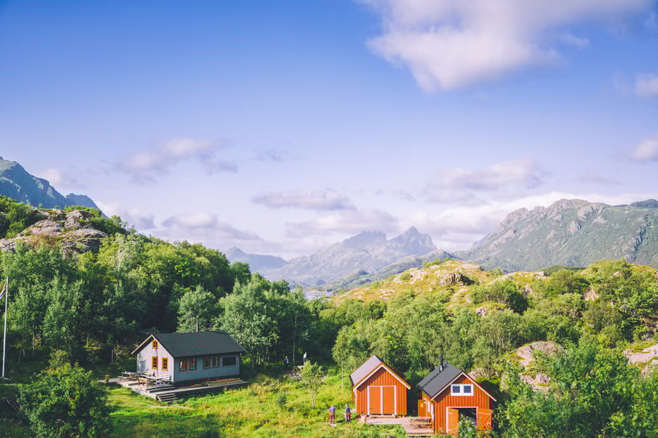 Bilder tatt i forbindelse med uke som hyttetilsyn på Guvåghytta