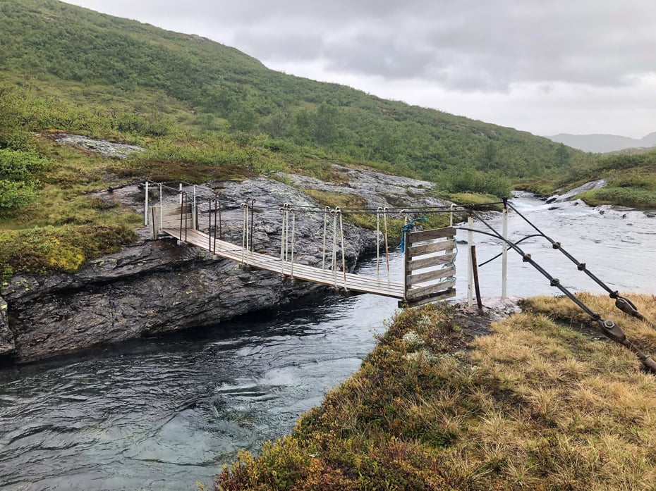 Brua i Kvitanosdalen, juni 2021