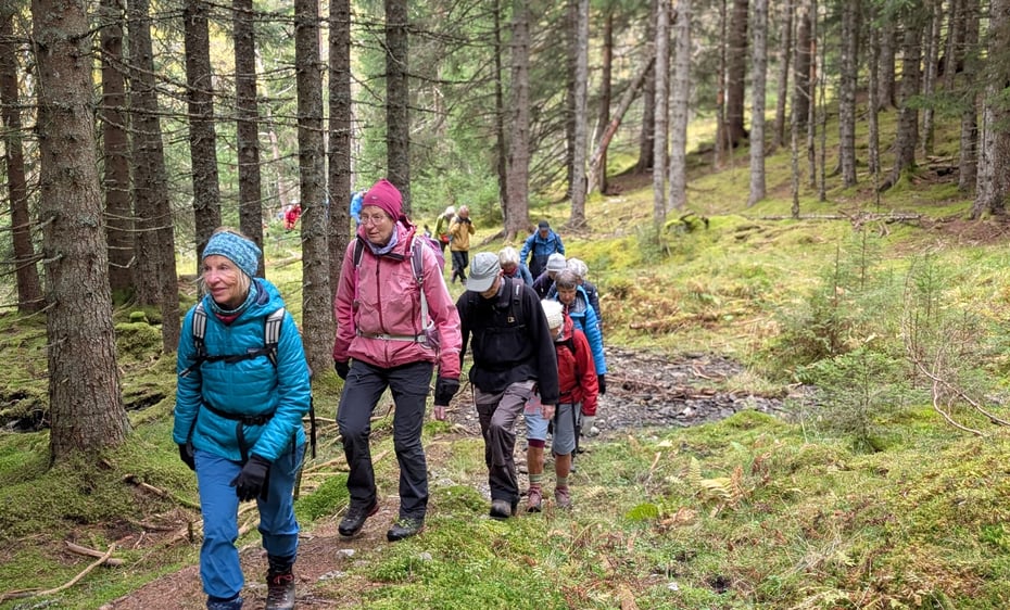 Onsdagstur til Yksnabjørg med seniorturgruppa 1 okt 2025.