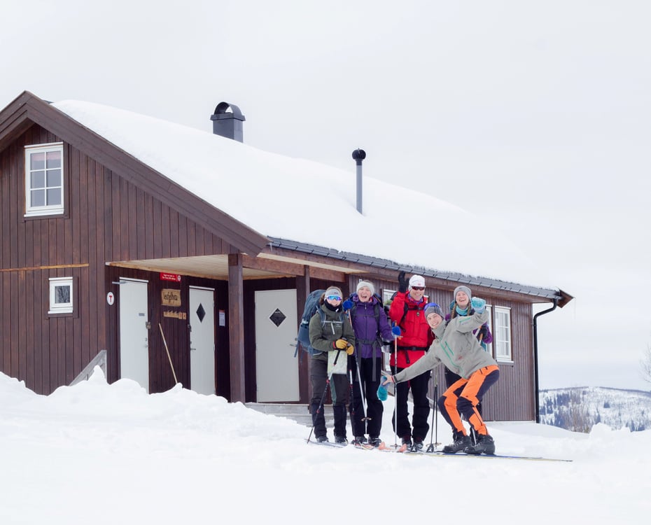 Hyttetur med DNT ung Lillehammer til Vestfjellhytta