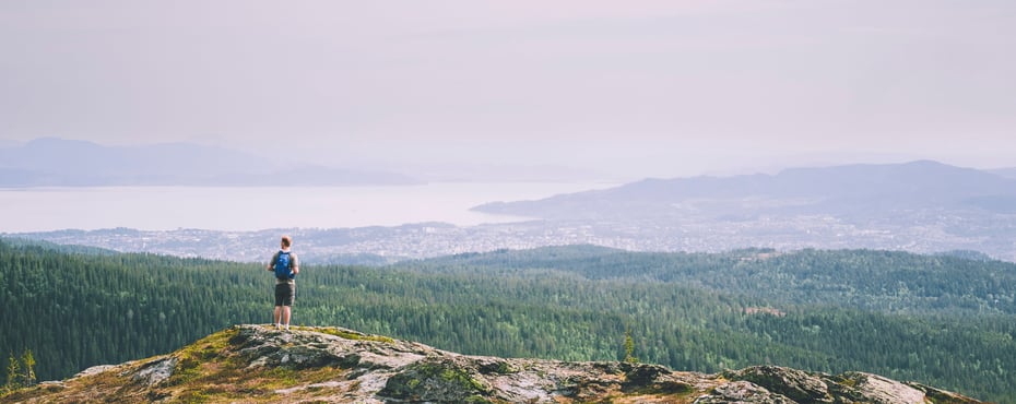 Topp 7 i Bymarka utenfor Trondheim. 