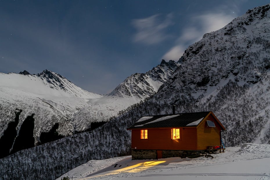 Vinternatt på Velleseter