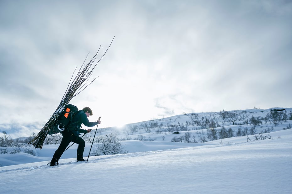 Kvisting til Høgabu fra Lid i Bergsdalen. 