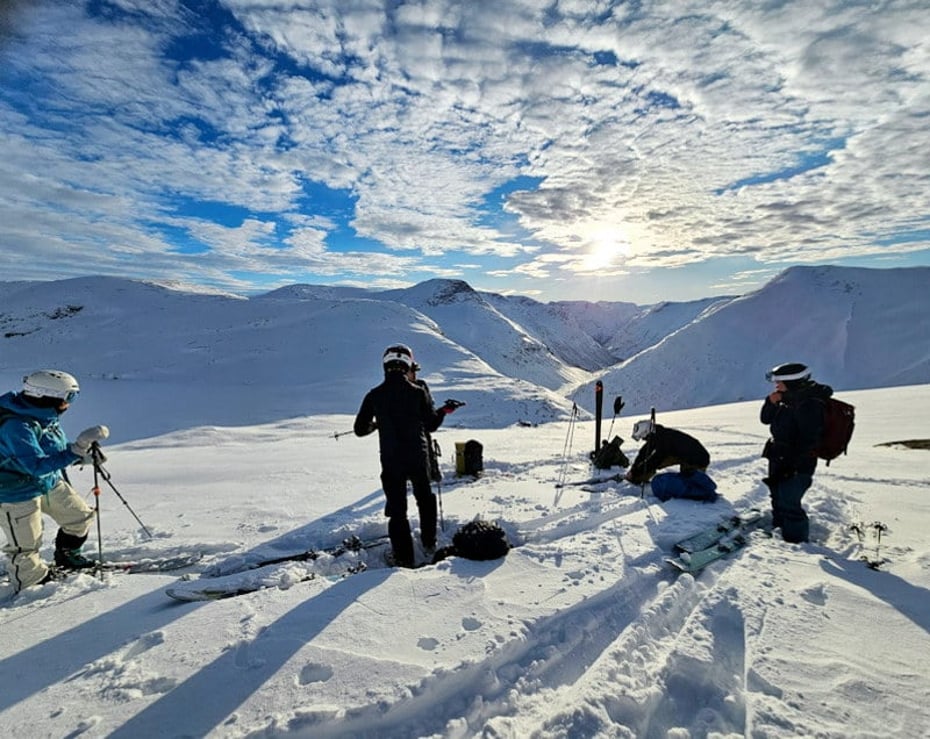 NF skredkurs. Stryn!
Kurset vart holdt på Fonnbu (NGIs forskningsstasjon) i Grasdalen på Strynefjellet