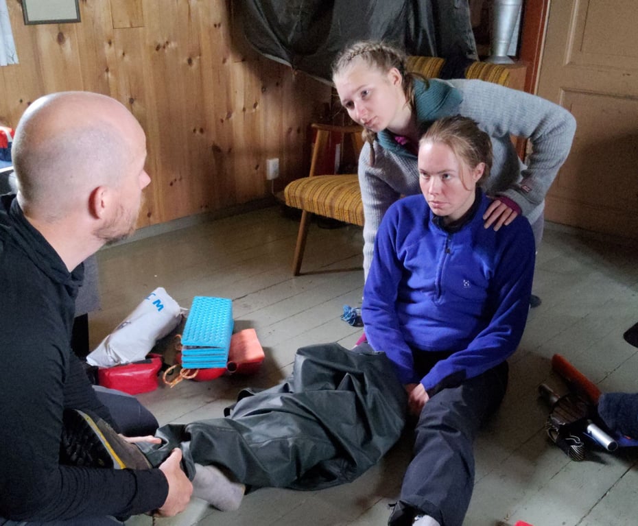 NF grunnkurs førstehjelp på Rosethytta 12-14 sept. 2025.