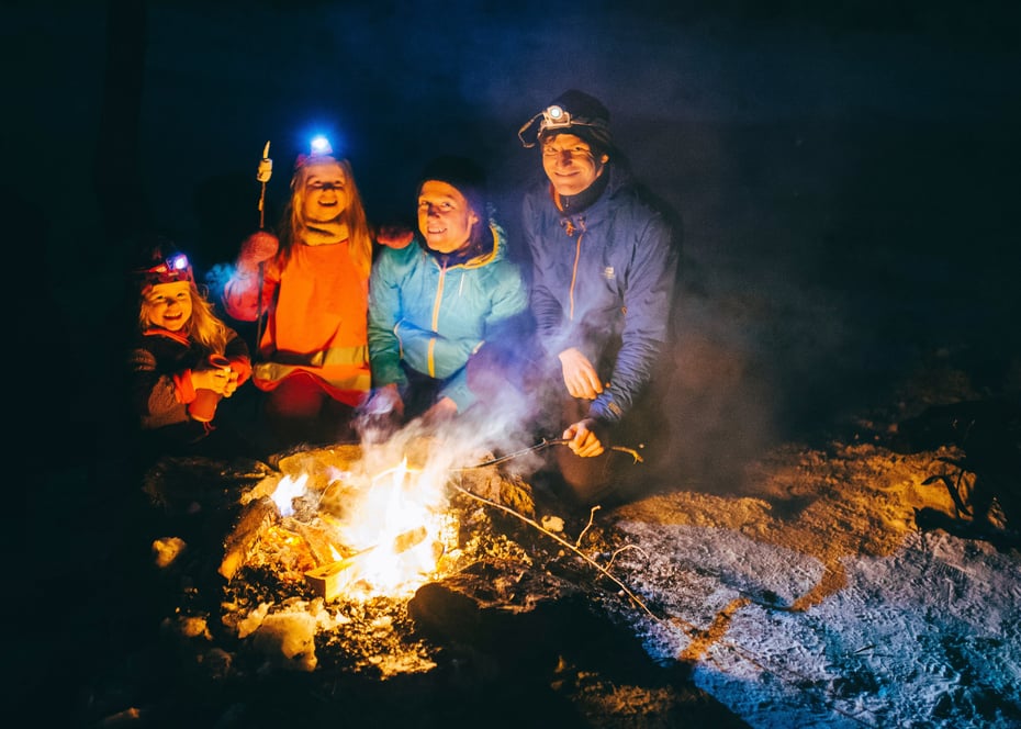 Møte med testfamilien i Bergen. 