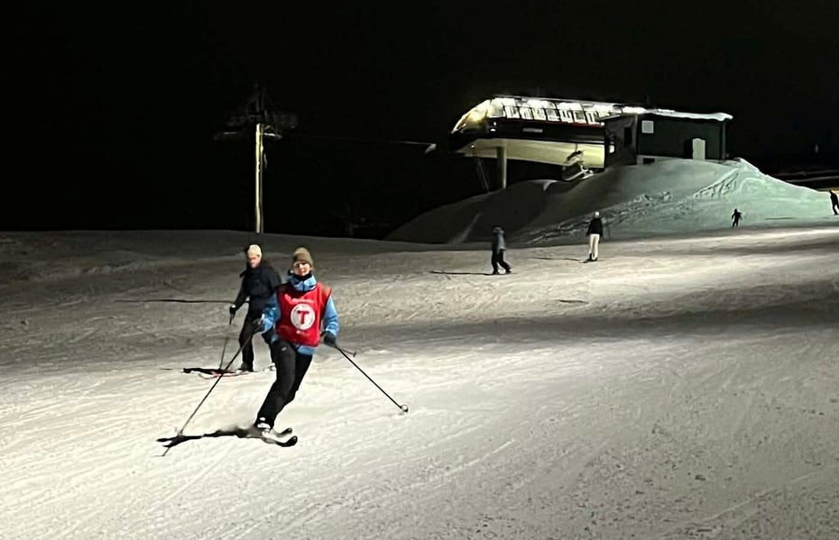 Fjellskikveld i Voss Resort med Dnt Unge Vaksne 23 februar 2026.