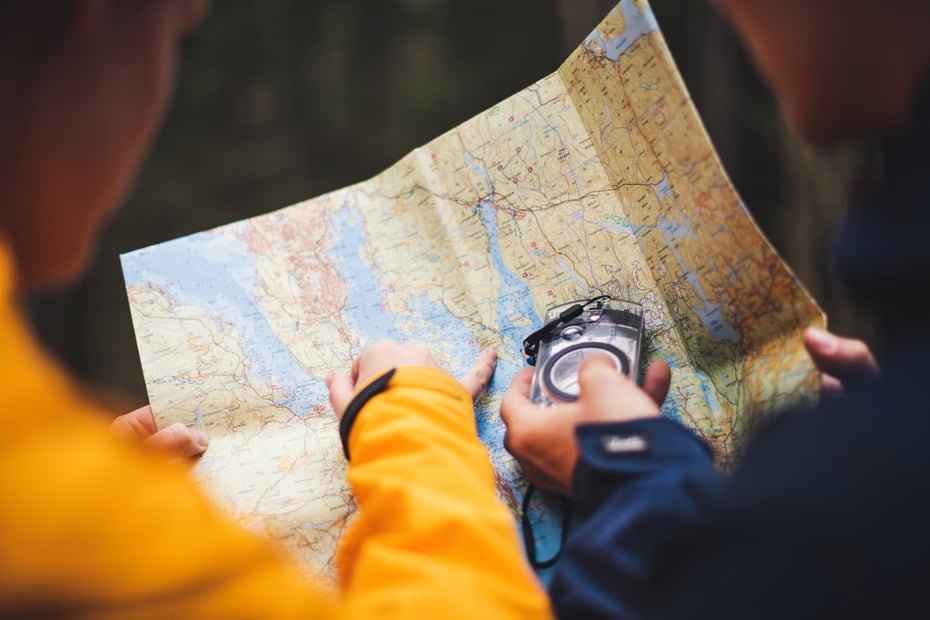 Bilde tatt ifm. DNT ung Notodden tur til Sildevika i april 2019.