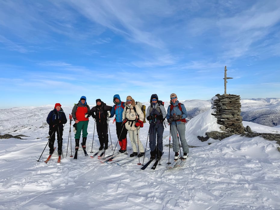 Sundagstur til Reppeggi frå Engjaland om Nipene og Flatafjellet 1 feb 2026.