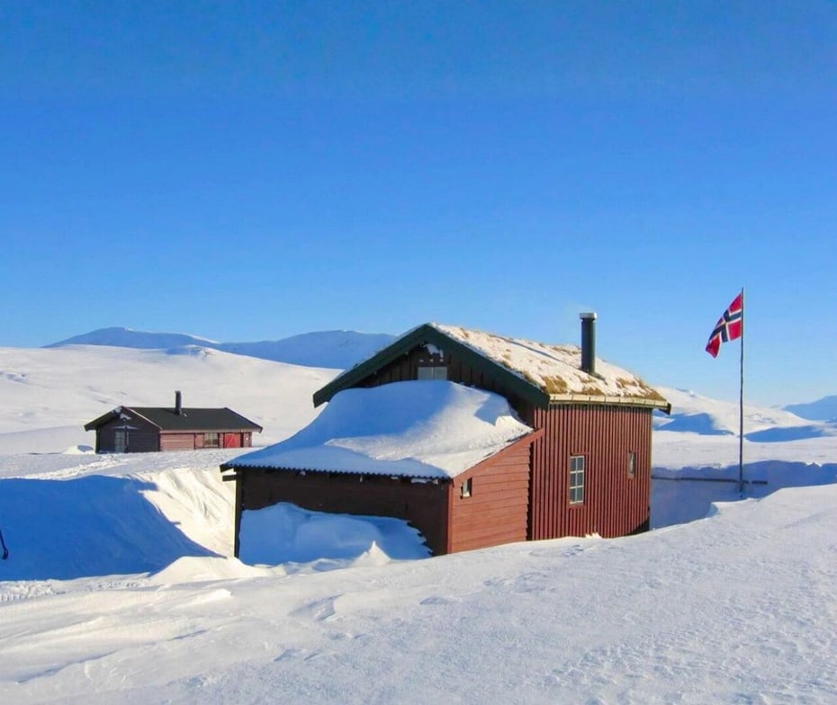 Vinter på Midtistua.