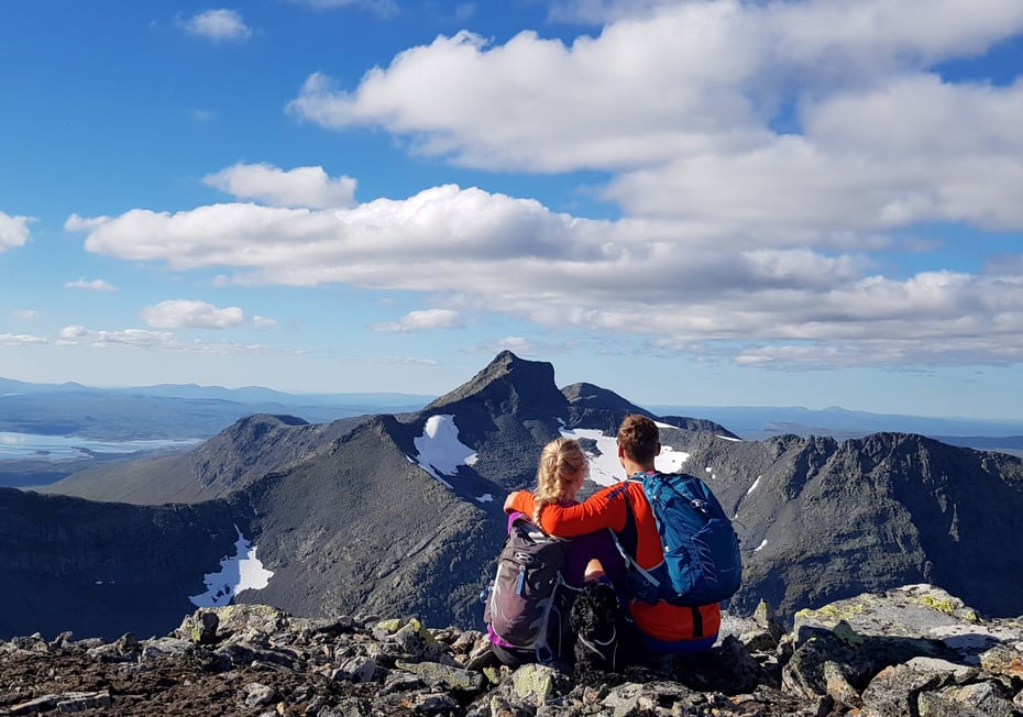 Utsikten fra Storsola 1711 moh mot Storsylen.