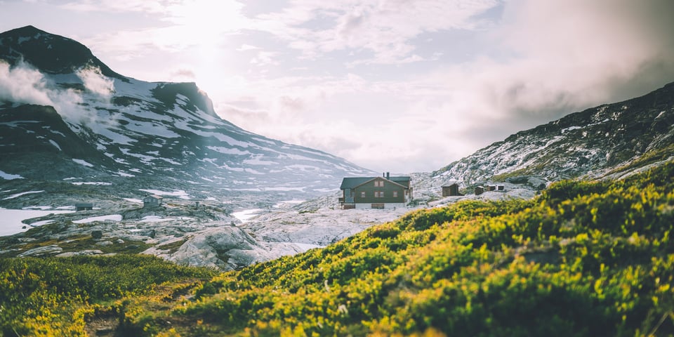 hytte i fjellet