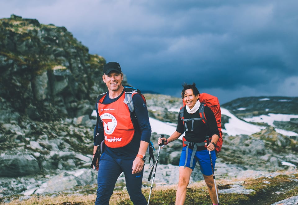 Andre uken av minutt for minutt gikk fem dager gjennom Jotunheimen. Bildet er fra første etappe fra Bøvertun til Sognefjellshytta.