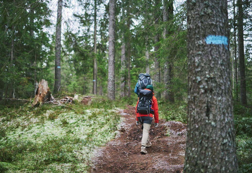 Blåmerka sti, Nordmarka