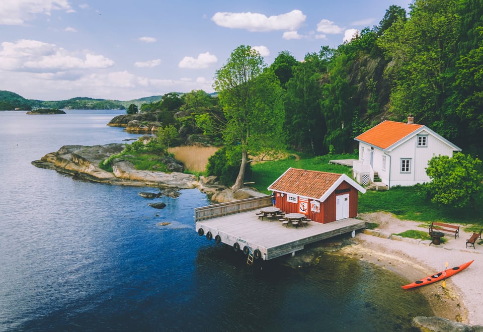 Oversiktsbilde av Sildevika