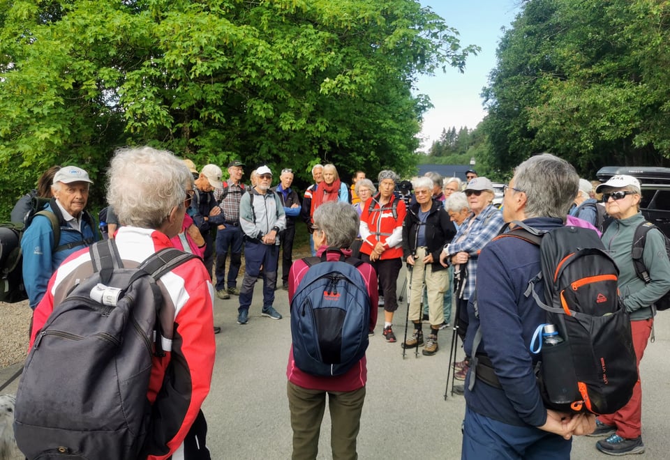 Onsdagsgruppa på tur.