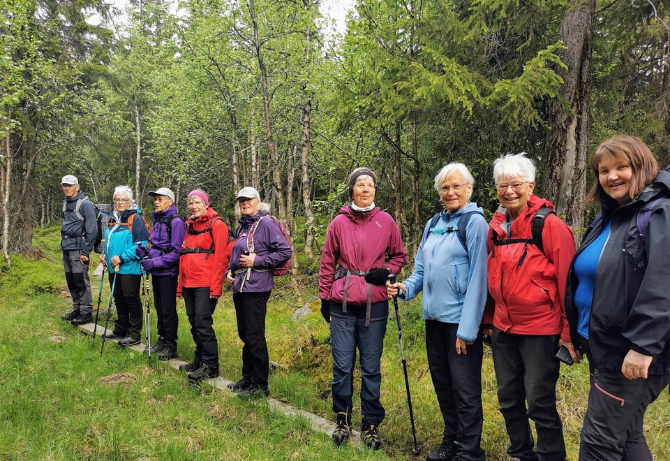 Turdeltagere på tur