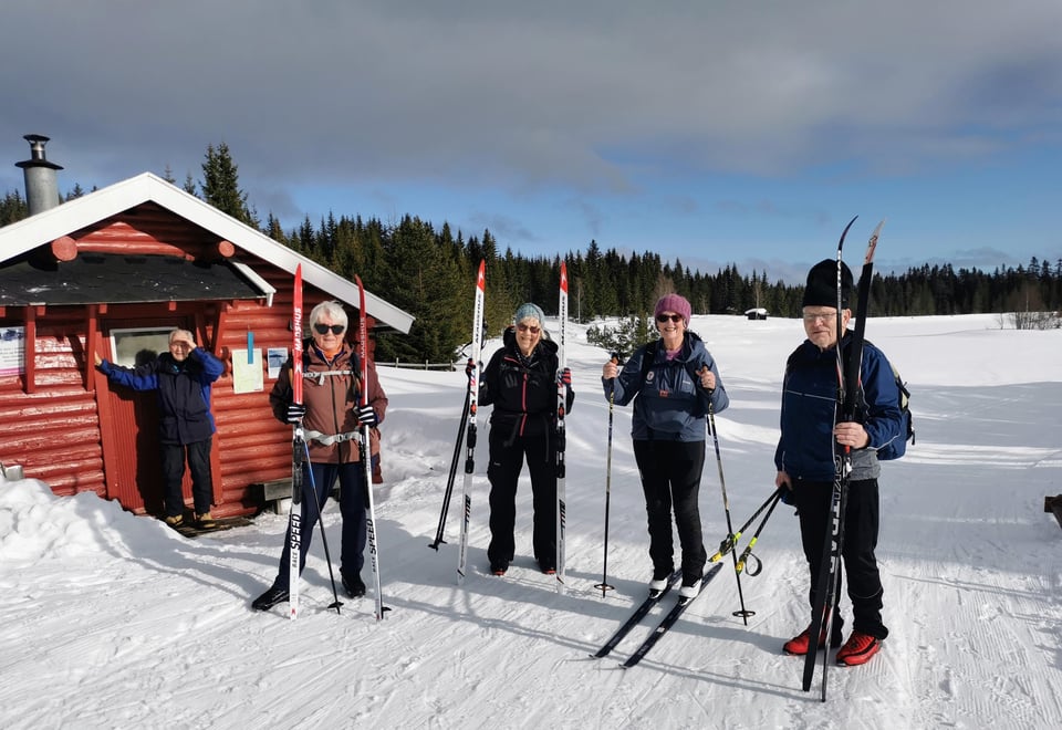 Onsdagsgruppa ved Vollkoia.