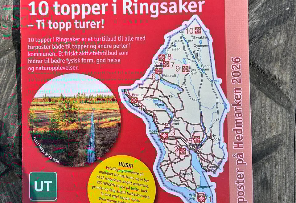 10 topper i Ringsaker