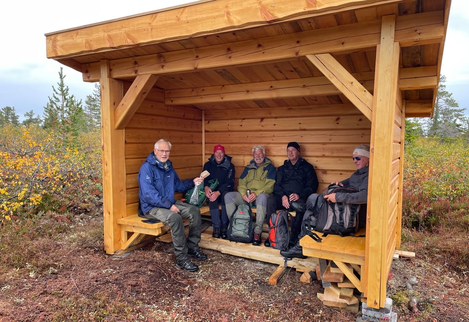 Gapahuk på Hemberget