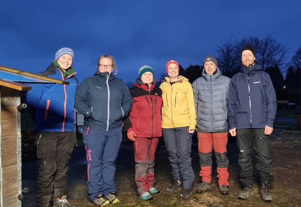 Styremedlemmer i Askøy Turlag, 2025 på Tellevikflaten gård