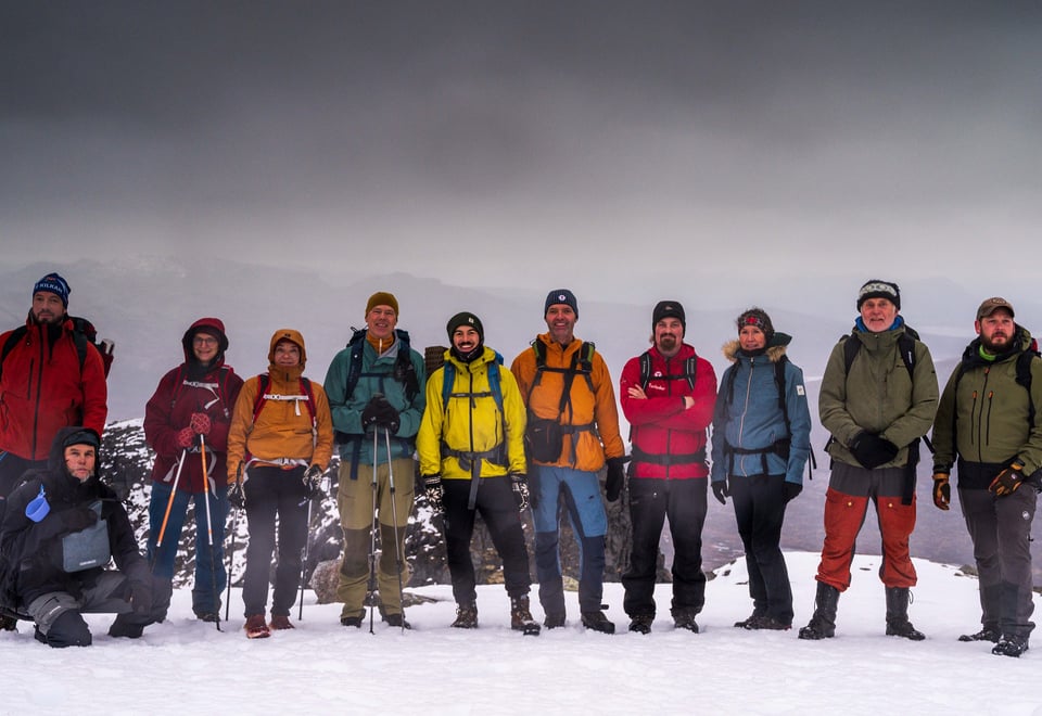 Gruppe turledere i DNT Harstad og Omegn