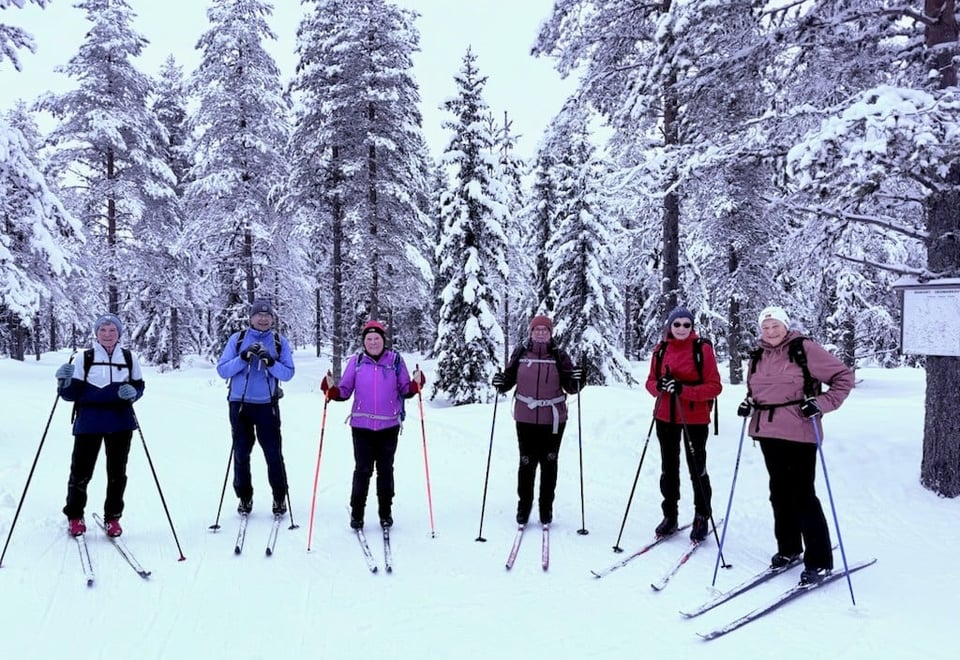 Skiløpere fra Onsdagsgruppa