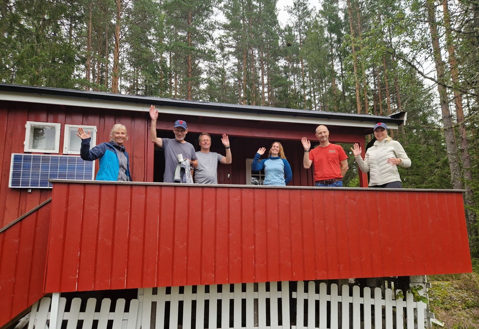 Stor glede ved overtakelsen av Evjenhytta den 14.8.2024