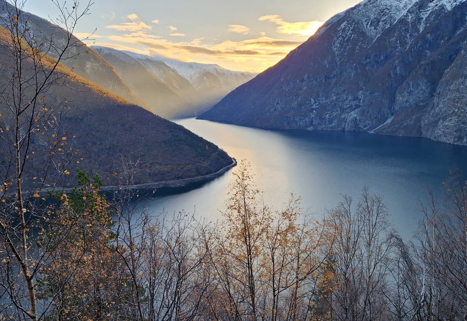 Utsikt frå Skarpenor