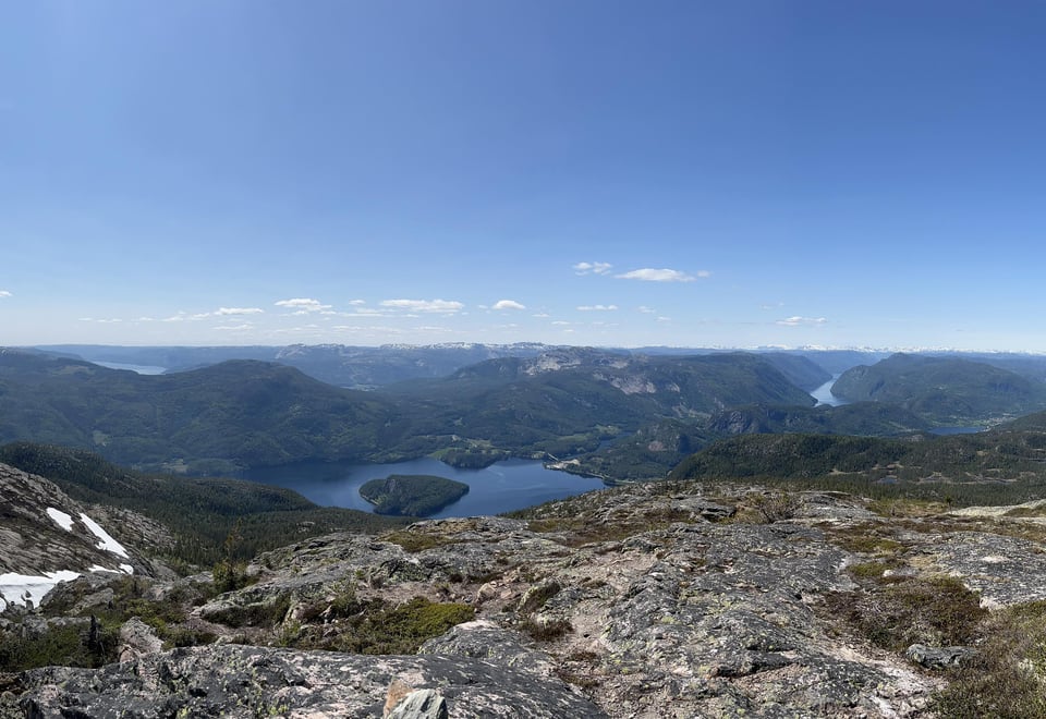 Utsikt fra Brokefjell