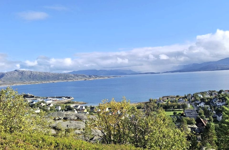 Lødingen fra utsiktspunktet