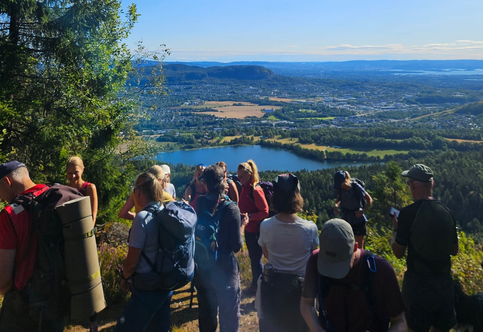 Utsikt Ramsåsen deltakergruppe