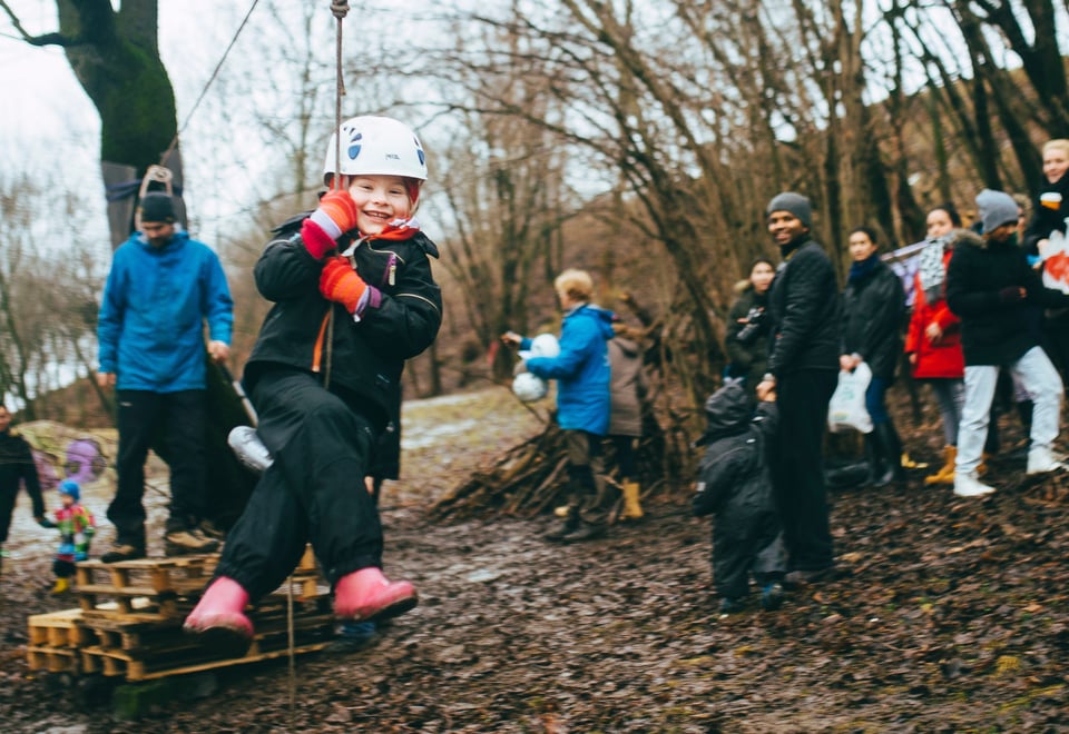 Olea Aas-Bangsund i taubanen. 

Kom deg ut-dagen 7. februar 2016. 